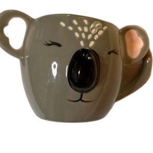 Anko New Bone China Whimsical Novelty Quirky Koala Bear Face Coffee/Tea Mug*